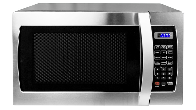 Stainless steel microwave