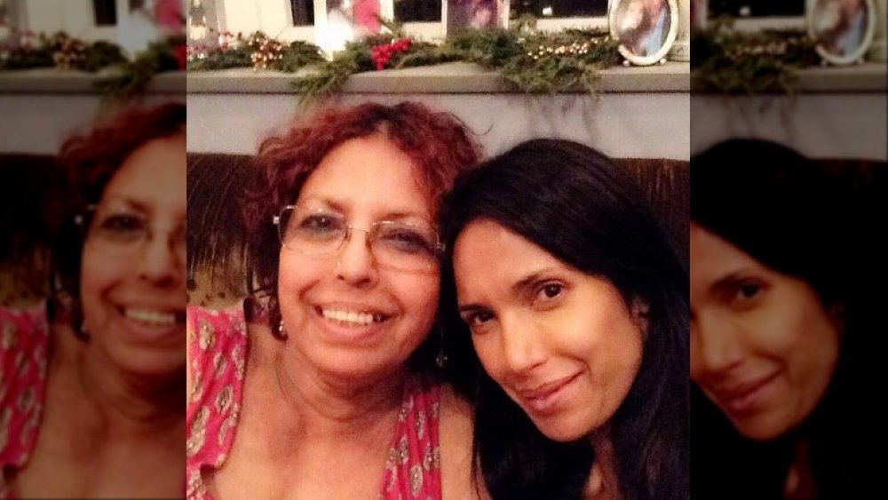 Padma Lakshmi with mom