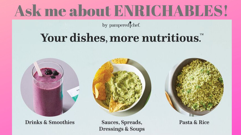 Pampered Chef Enrichables advertisement