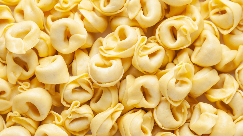 Pile of Tortellini pasta