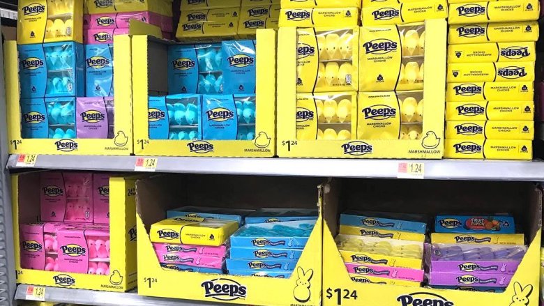 peeps in a store display