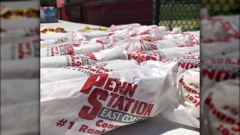 Penn station wrapped subs