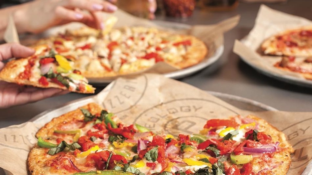 Pieology Pizza slices