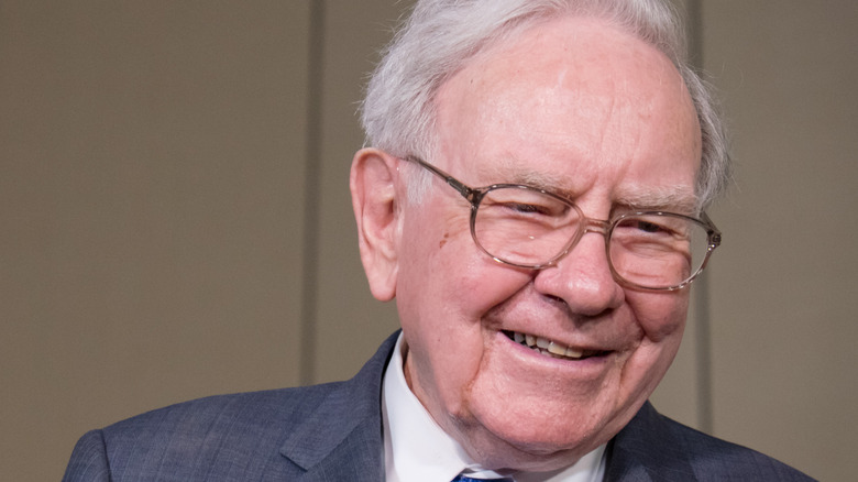 Warren Buffett smiling 