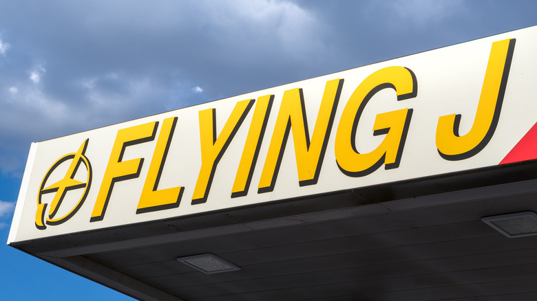 Yellow Flying J script logo