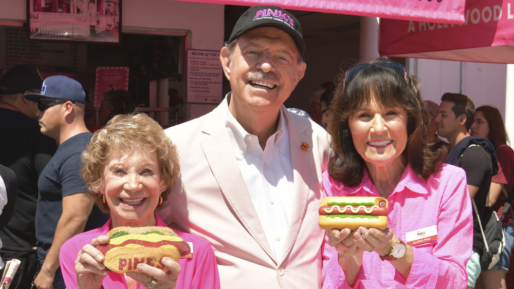 Pink's hot dog owners Bevelry Pink, Richard Pink, Gloria Pink