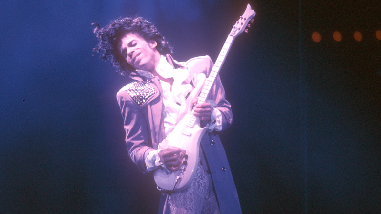 prince performing on a stage