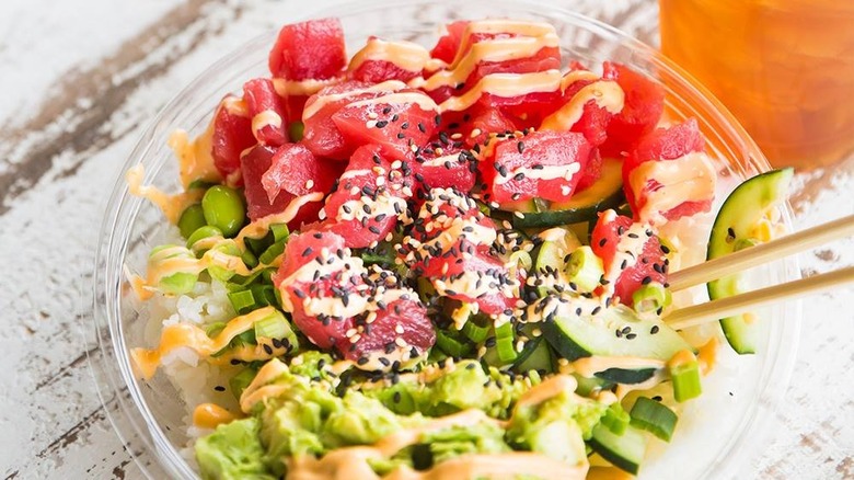 fresh Poke Bros. bowl