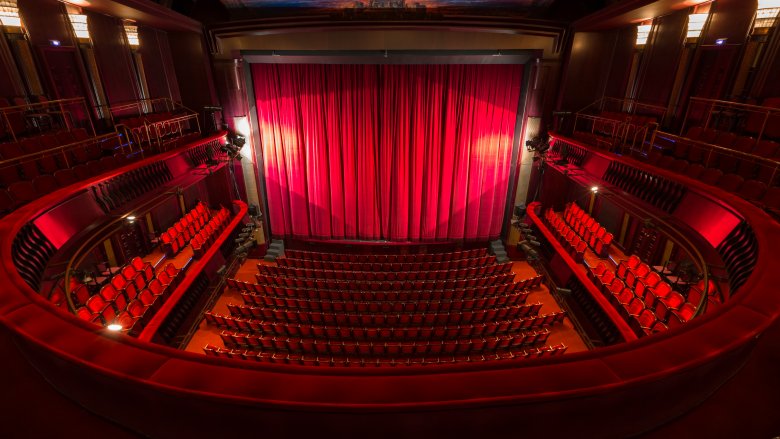 inside a theater