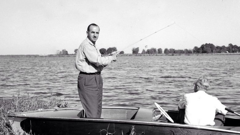 George Jenkins fishing