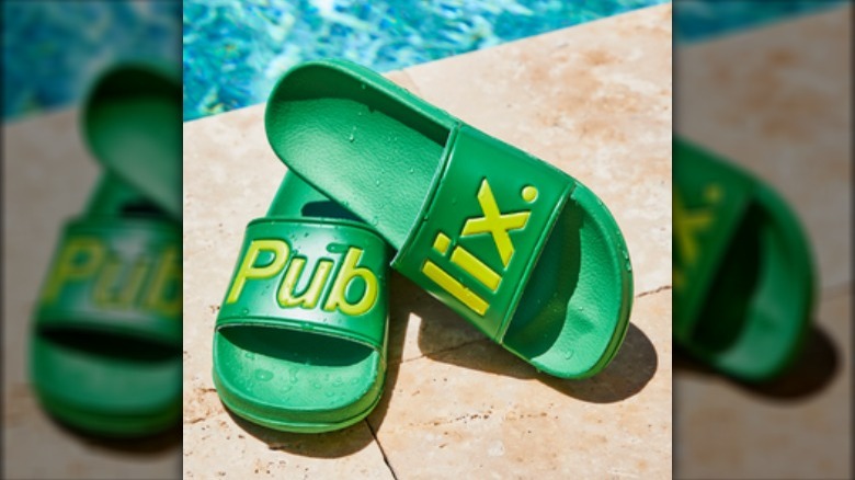 green Publix slides