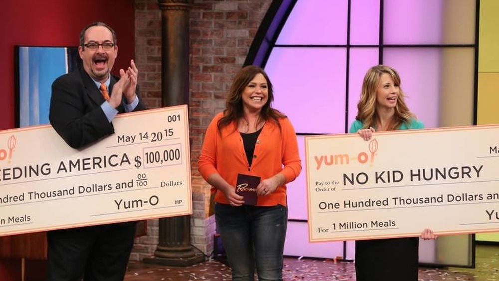 Rachael Ray Yum-o fundraising