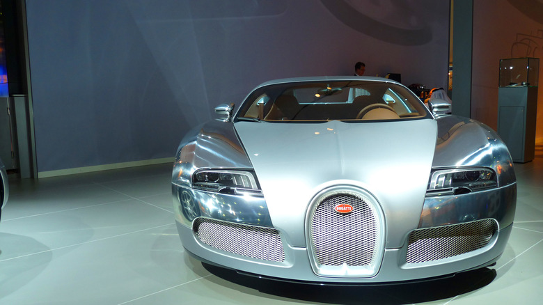 modern Bugatti car