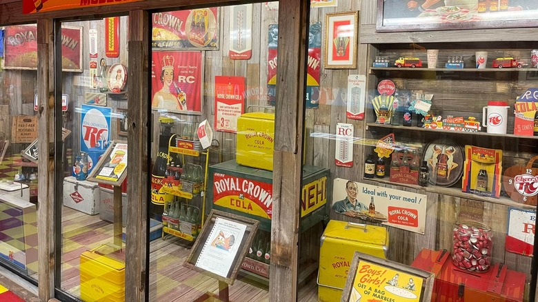 RC Cola Museum memorabilia display