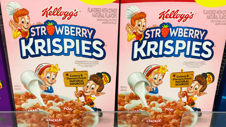 strawberry rice krispies