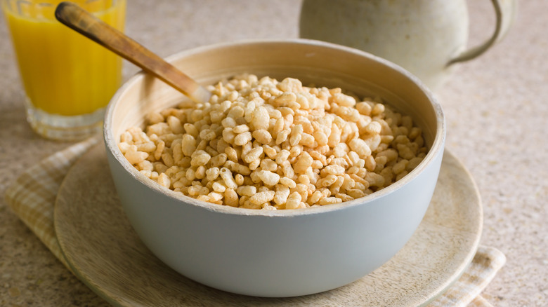 rice krispies in a bowl