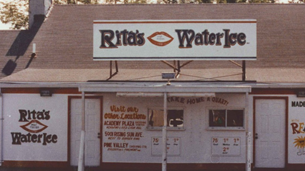 Vintage Rita's Water Ice stand