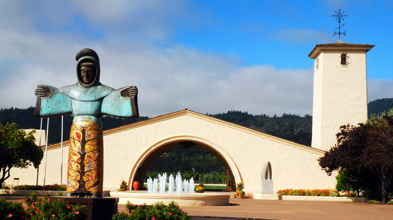 entrance to Robert Mondavi Winery