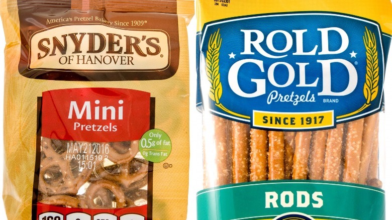 Snyder's and Rold Gold packages