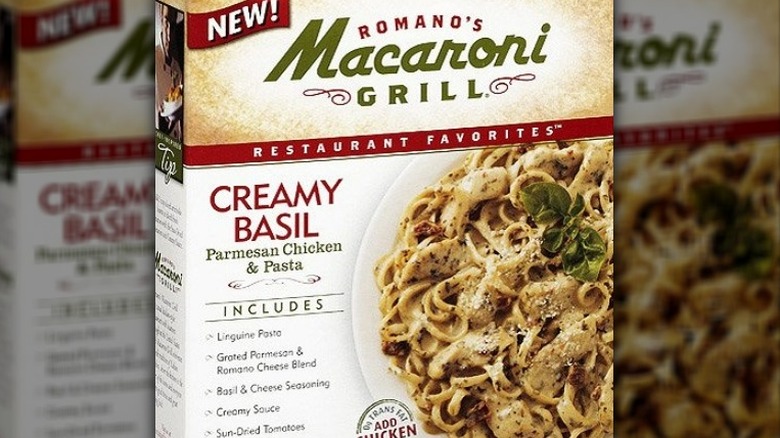 Frozen Romano's Basil Parmesan Chicken entrée