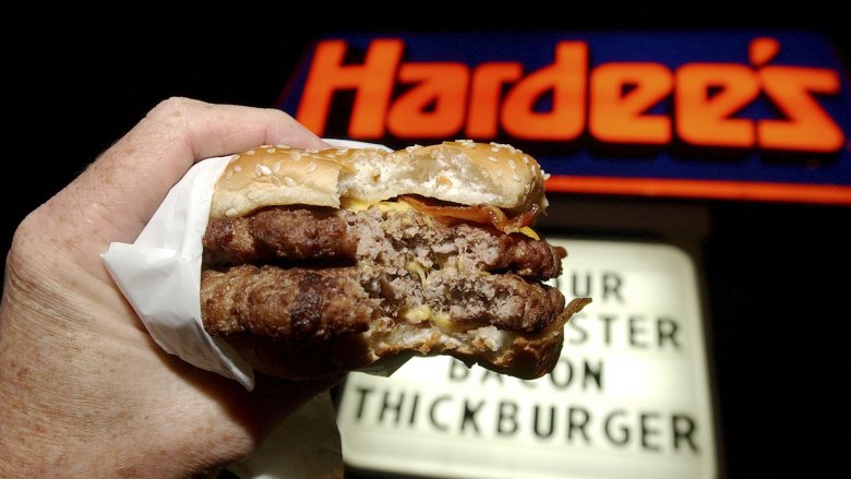 Hardee's hamburger