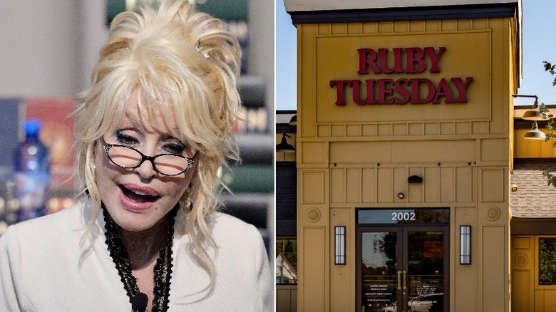 dolly parton and ruby tuesday restaurant