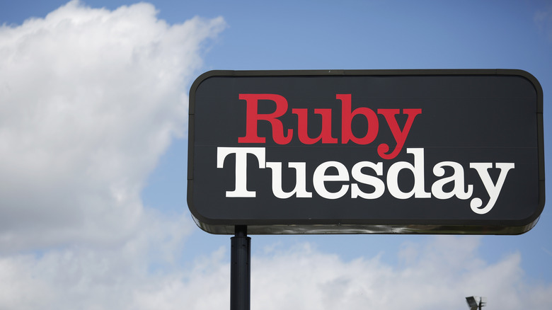 ruby tuesday sign