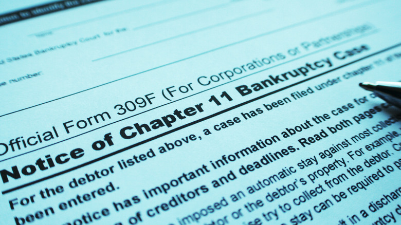 chapter 11 bankruptcy form