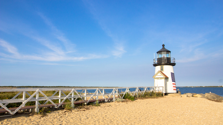 A Nantucket lighthouse.