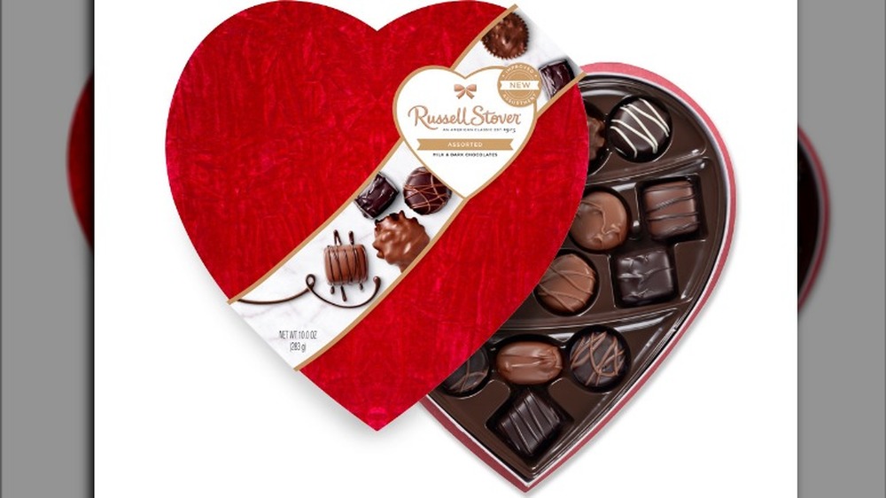 Russell Stover Heart Shaped Box