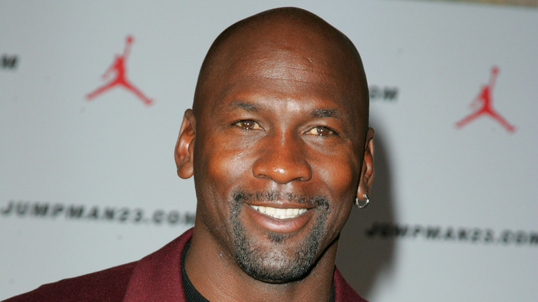 Michael Jordan smiling