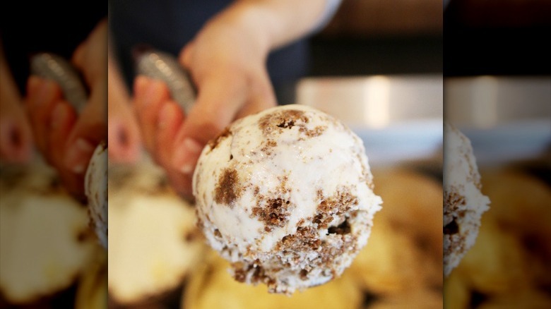 scoop of salt and straw ice cream 