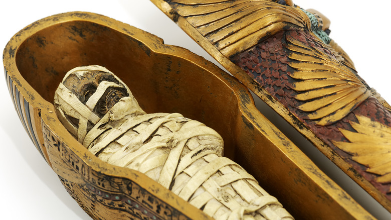 Egyptian mummy figurine