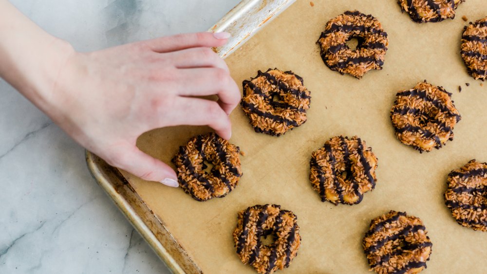 Caramel DeLites and Samoa cookies