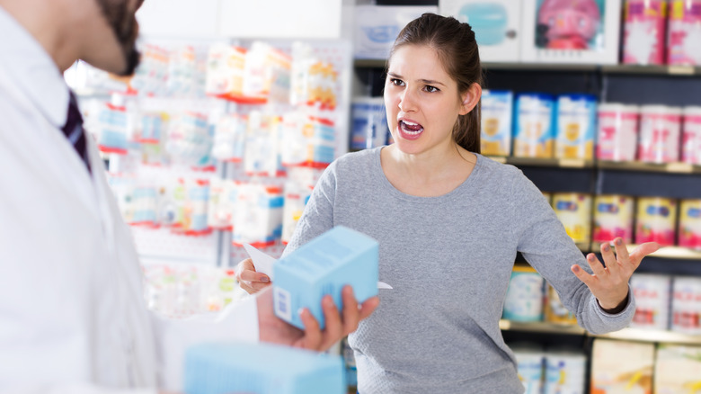 angry shopper