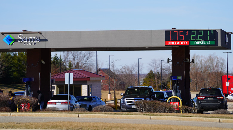 Sam's Club gas center