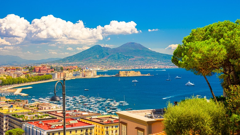 naples with blue water 