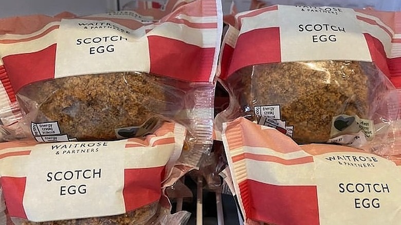 Waitrose Scotch egg package