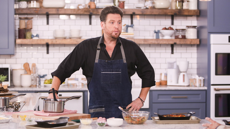 scott conant in kitchen