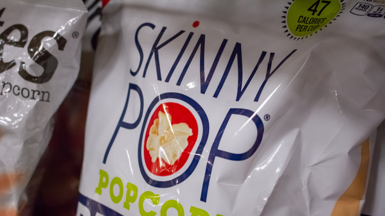 Bag of original SkinnyPop popcorn