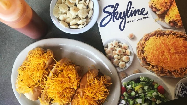 Three Skyline Chili coneys