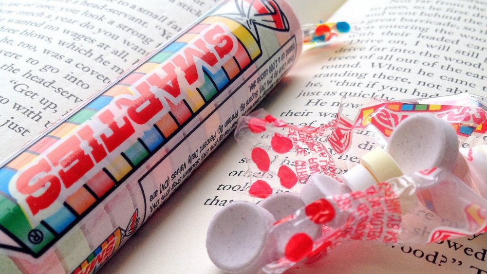 Smarties with a book