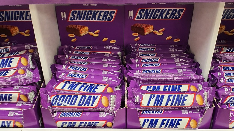 BTS Snickers collaboration 