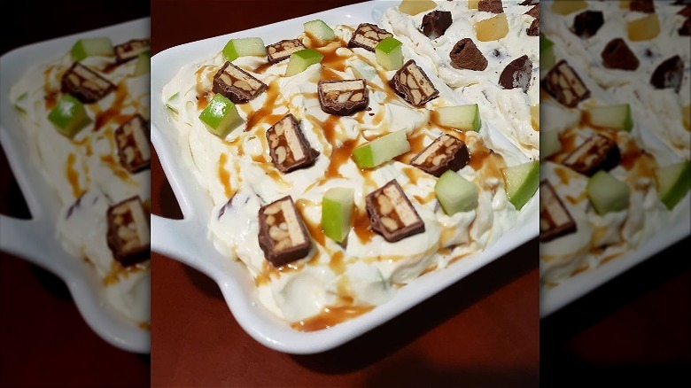 Snickers dessert salad 