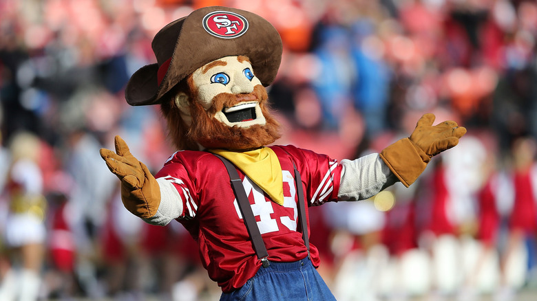 Sourdough Sam mascot San Francisco 49ers