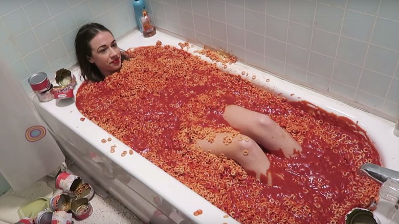 spaghettios bath