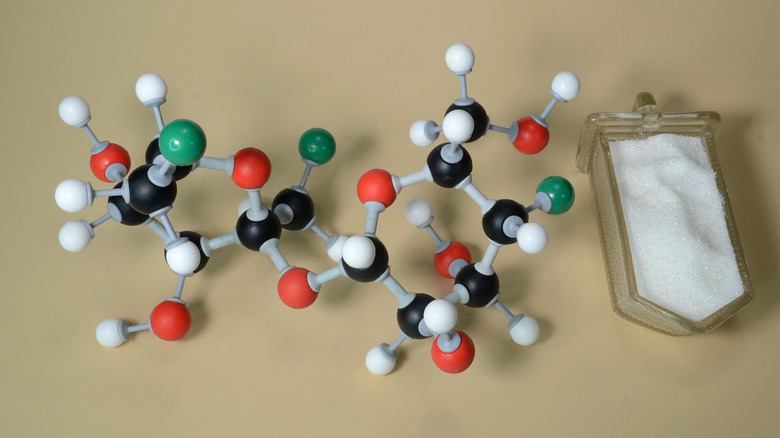 Sucralose molecule