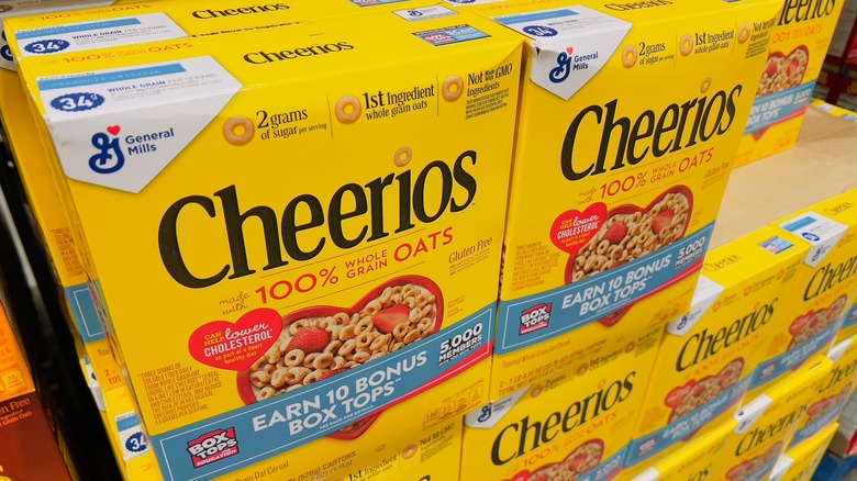 Boxes of Cheerios