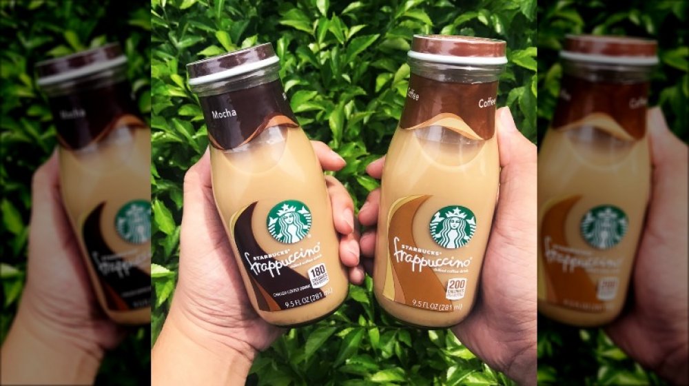 bottled starbucks frappuccinos