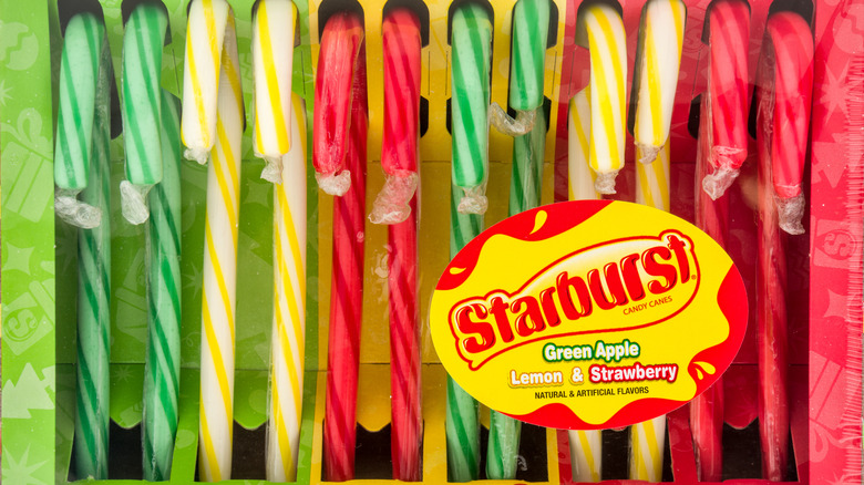 Starburst candy canes